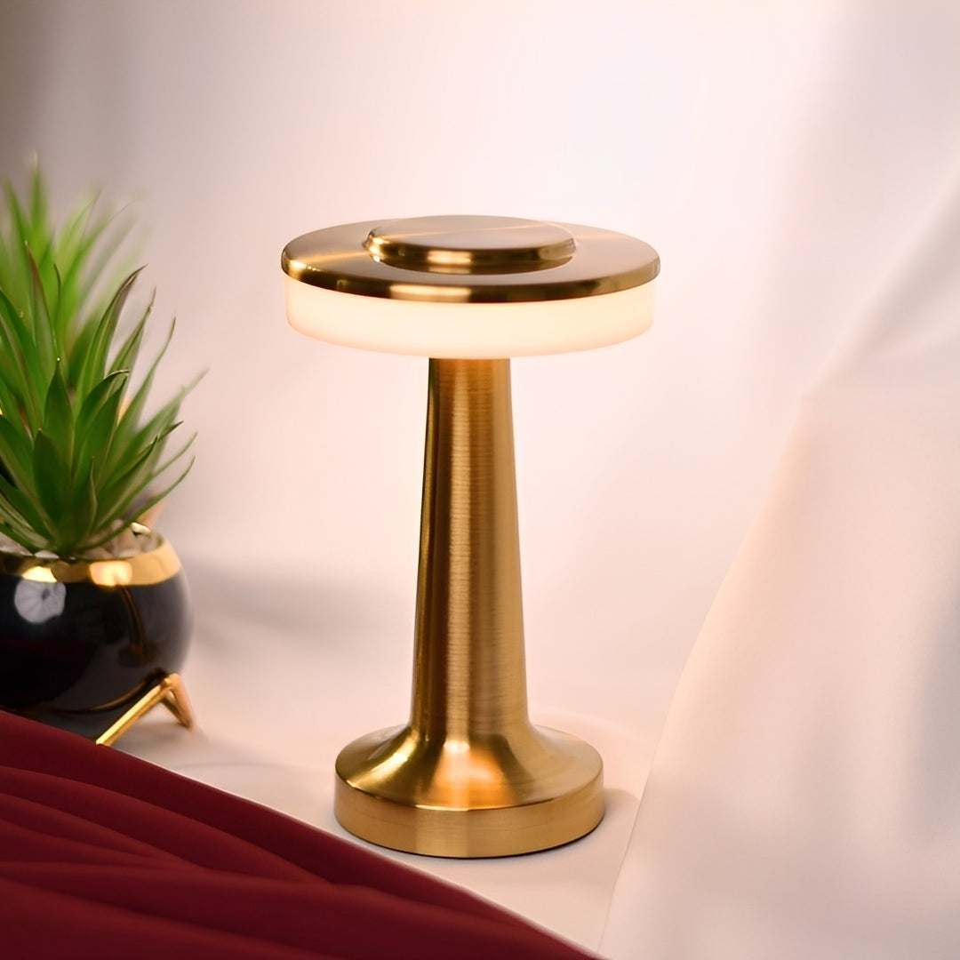 Zamira – Wiederaufladbare Hantel-Tischlampe