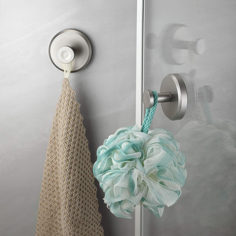 BathroomBuddy – Saugnapfhaken-Set für Bad & Küche (2 Stück)