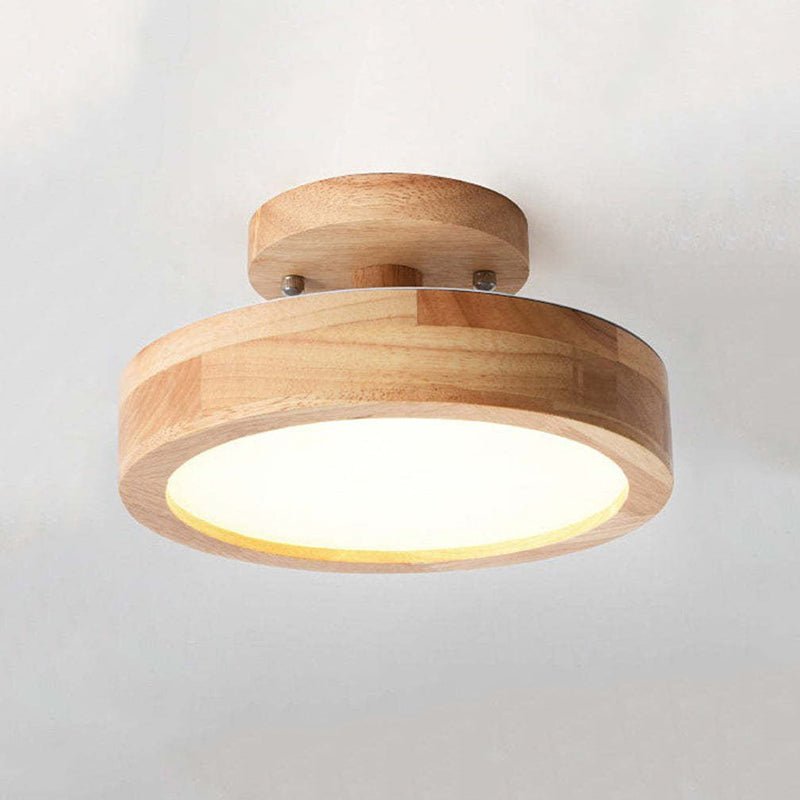 HolzGlanz – Moderne Deckenlampe aus Holz