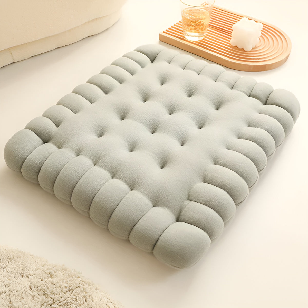 CushionCrave – Luxuriöses Keks-Kissen für dein Sofa