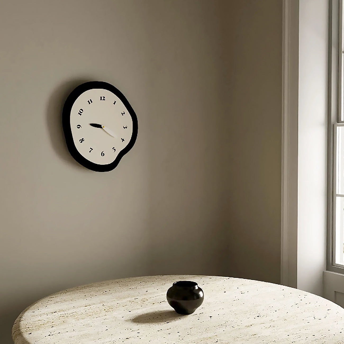 Kairo – Kreative unregelmäßige Uhr für die Wand