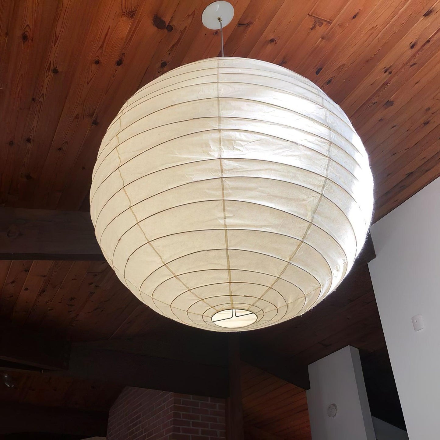 Hikari – Japanische Reis-Papier-Ball-Deckenleuchte