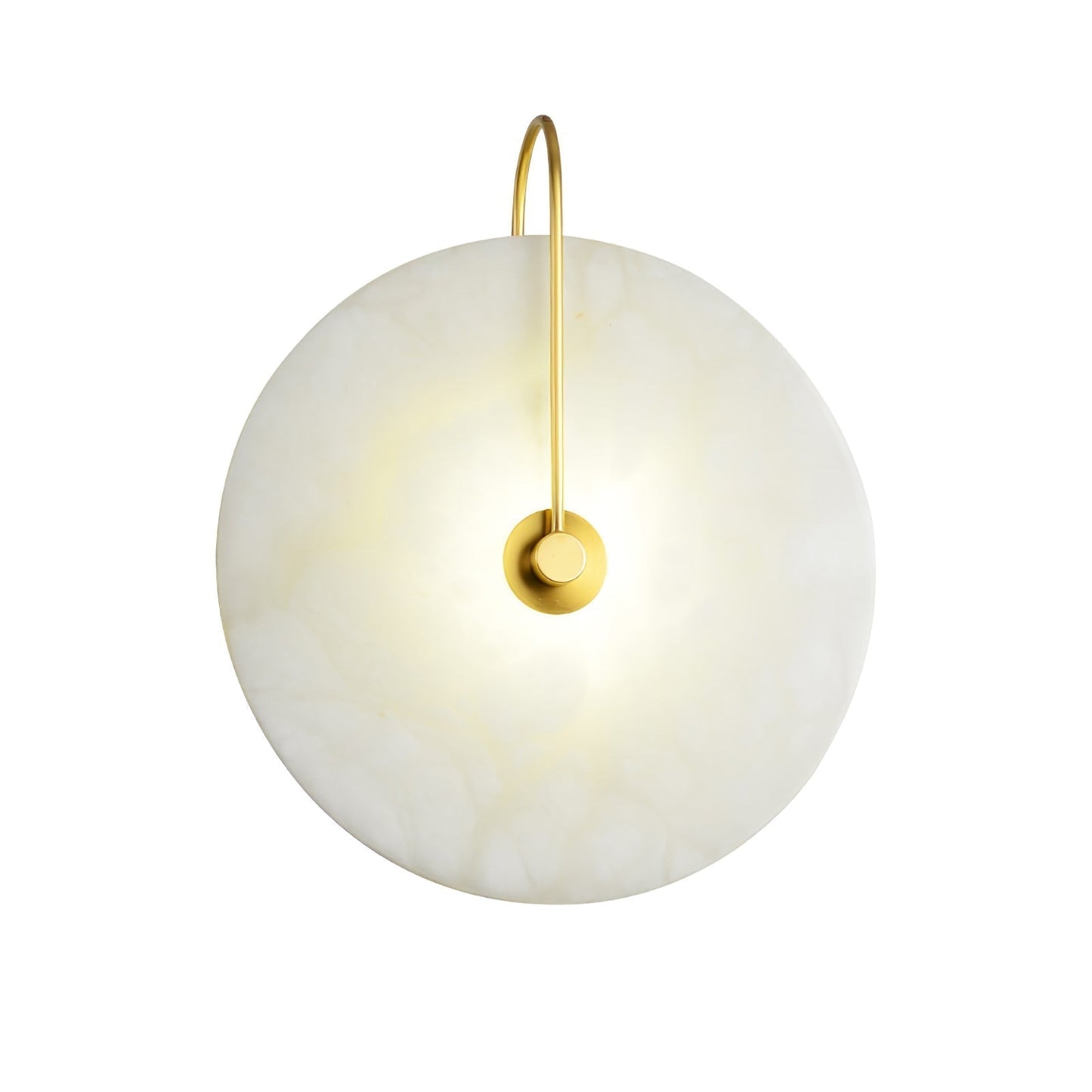 Aveline – LED-Wandlampe aus Alabasterstein