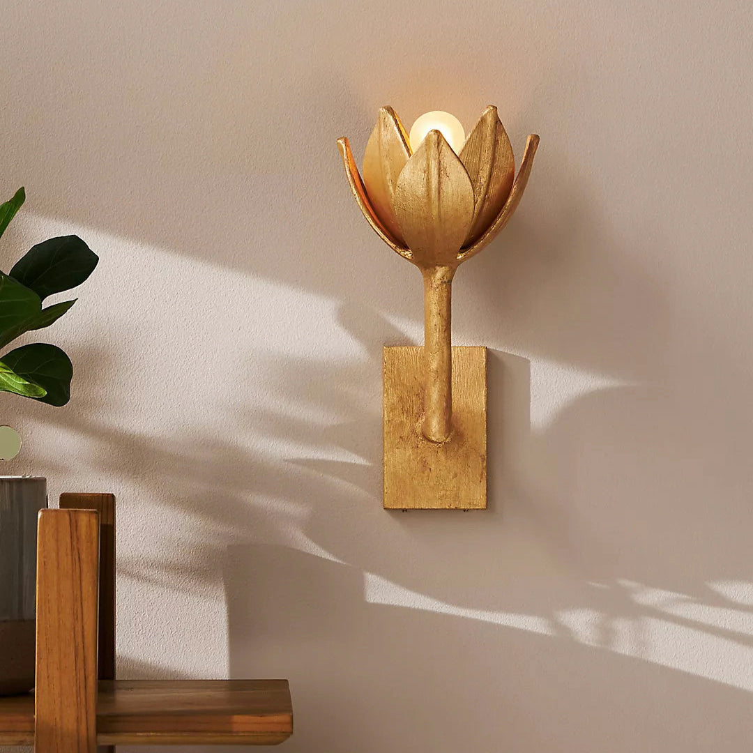 Yumi – Moderne Blumen-Wandlampe