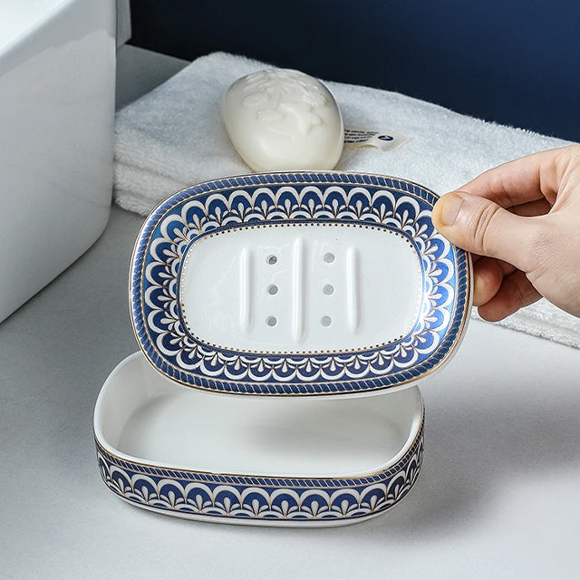 DecoLuxe - Elegante Seifenschale im Art-Déco-Stil