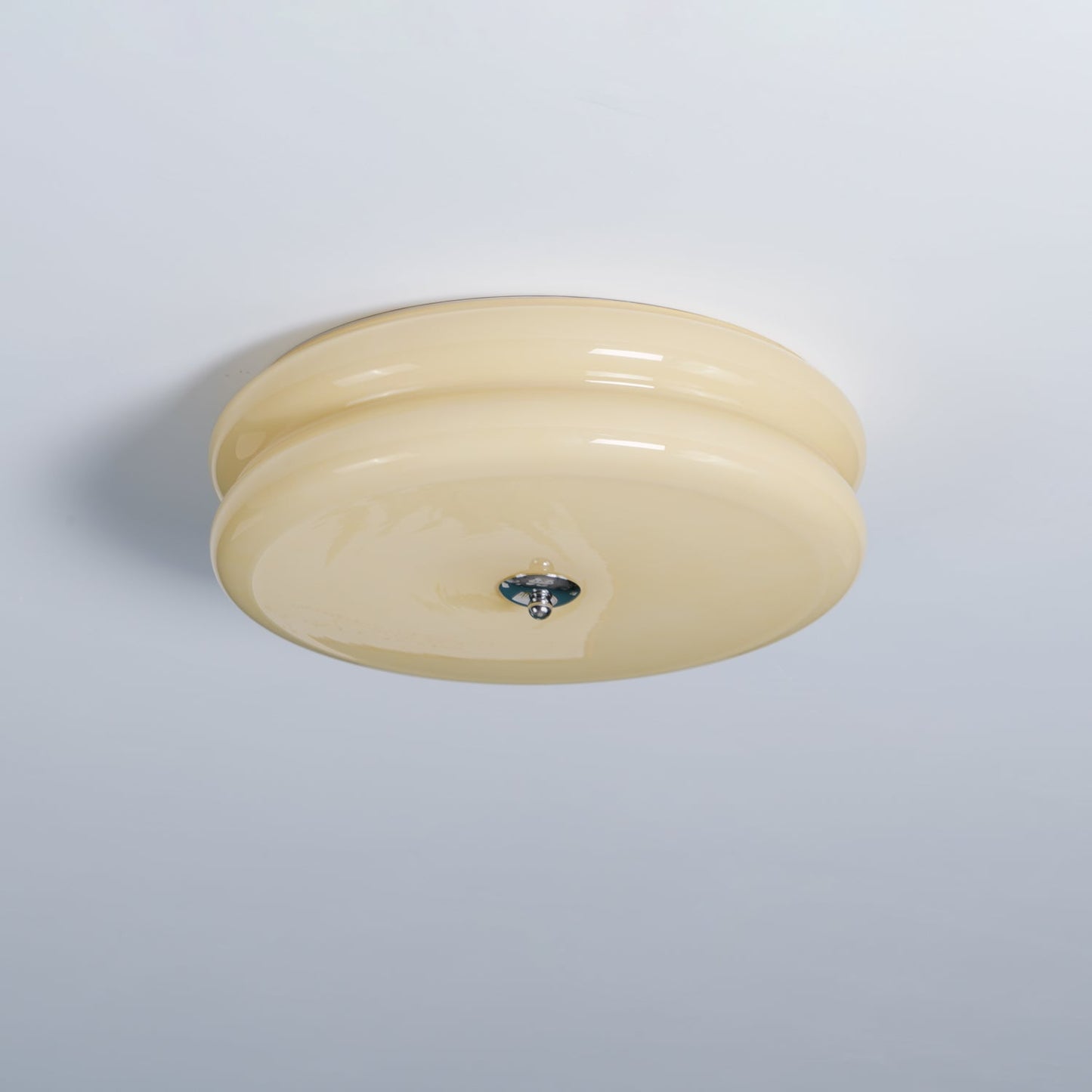 Amélie – Schlichte Deckenlampe im Cream-Stil