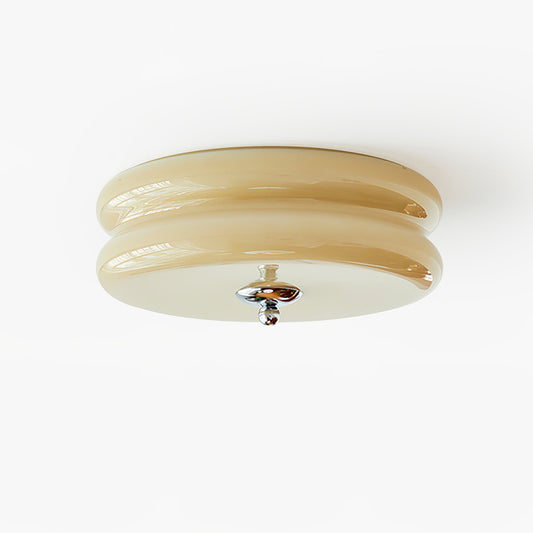 Amélie – Schlichte Deckenlampe im Cream-Stil