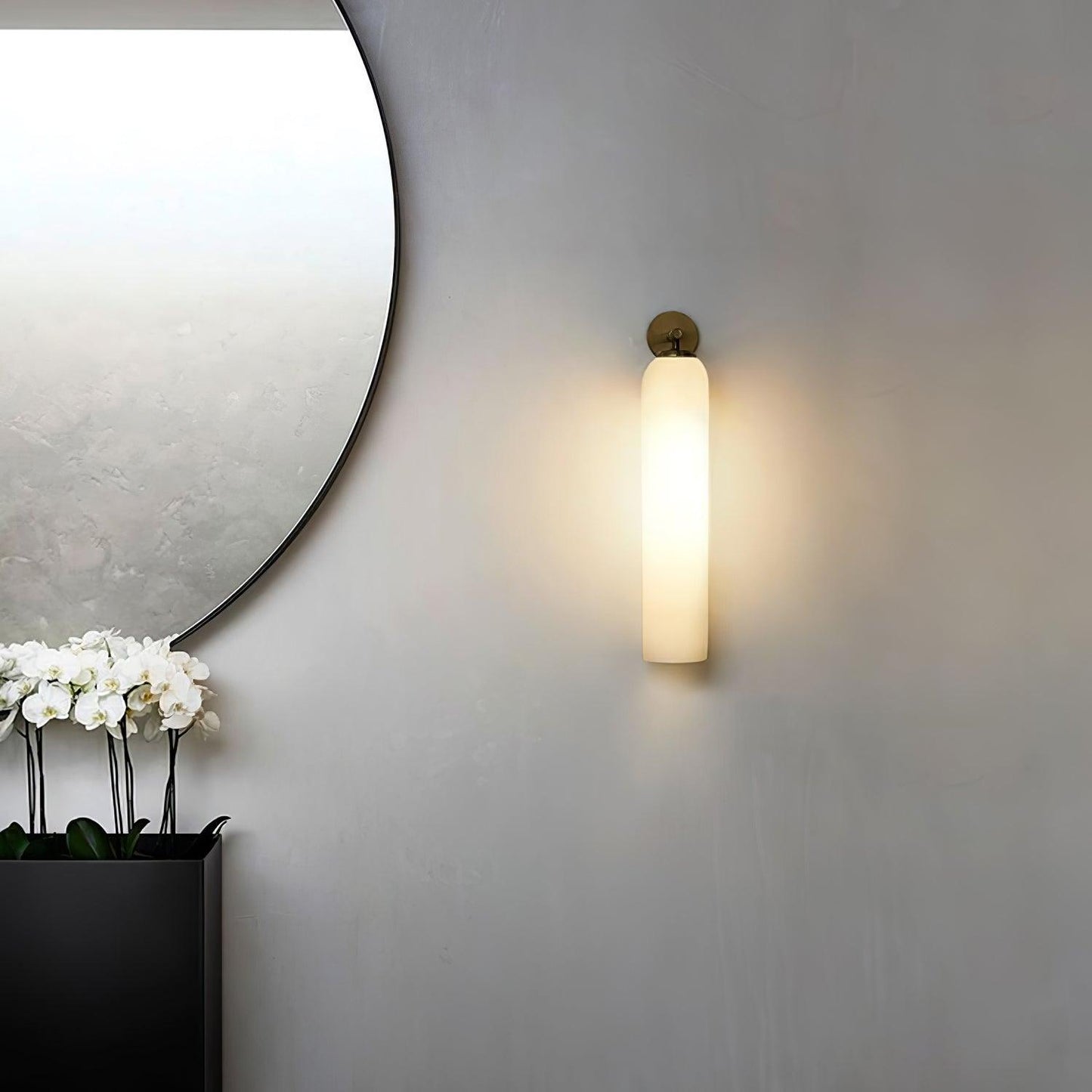 Elowen – Kunst-Glas Wandleuchte