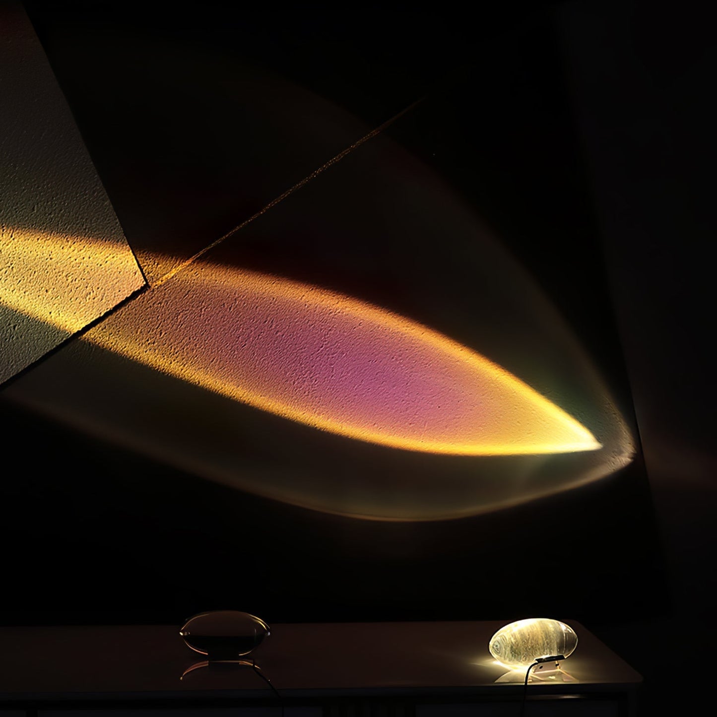Priya – Kreative Sonnenuntergangstischlampe
