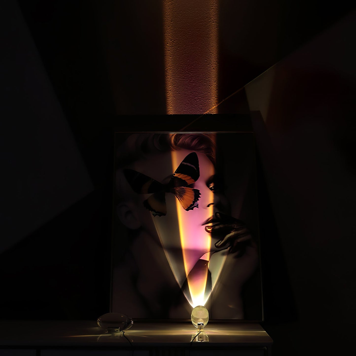 Priya – Kreative Sonnenuntergangstischlampe