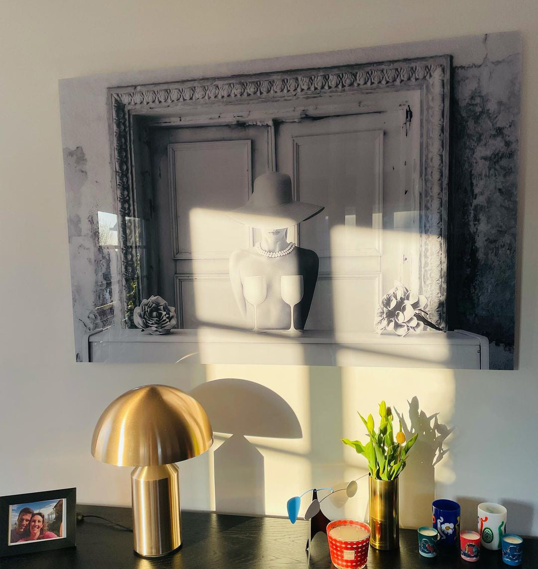 Stella – Metall-Tischlampe im Skulptur-Design