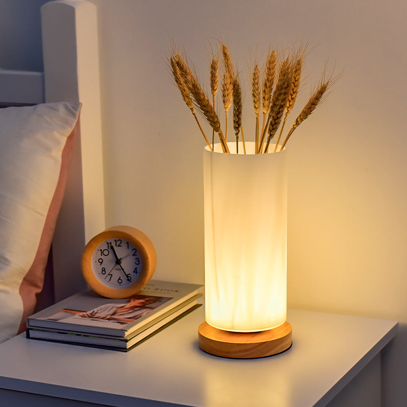 Sayuri – Nordische Glasvase Tischlampe