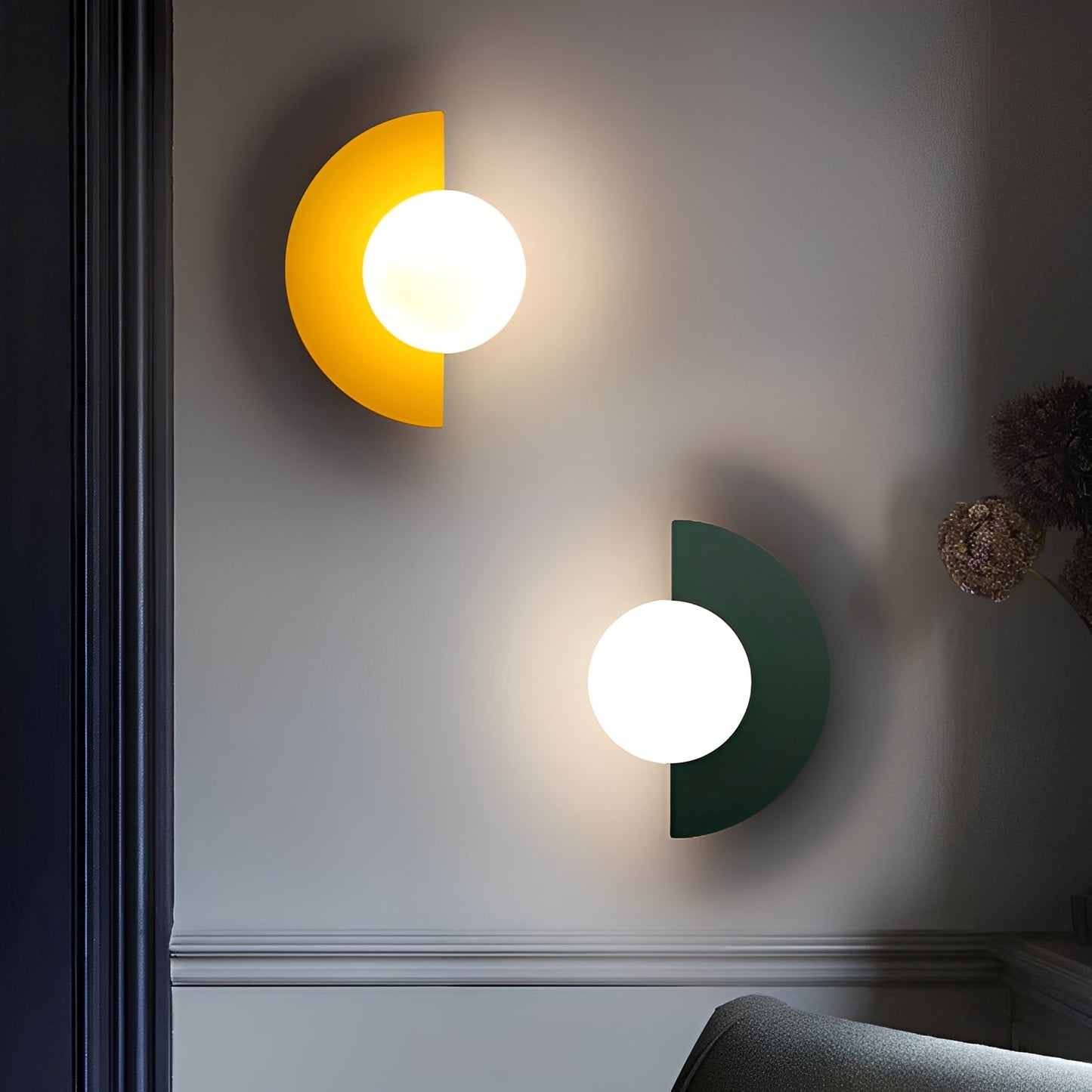 Lia – Farbige Wandlampe für Akzentwände
