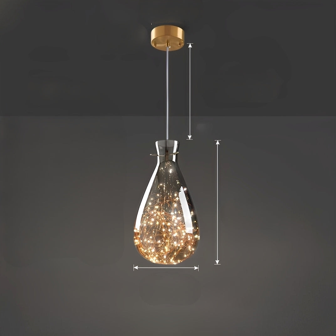 Nerea – Zeitgemäßer Glas-Kronleuchter