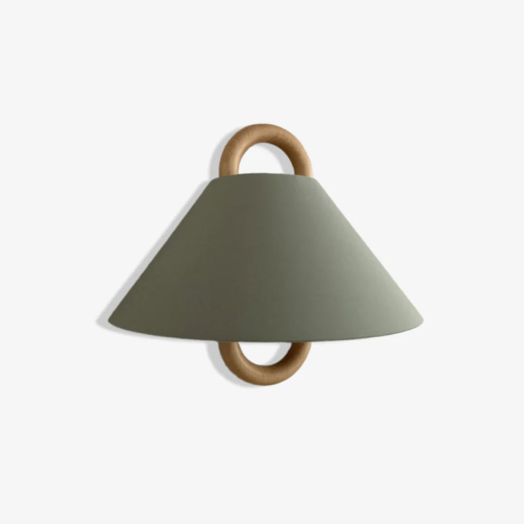 Alina – Wandlampe aus Buchenholz