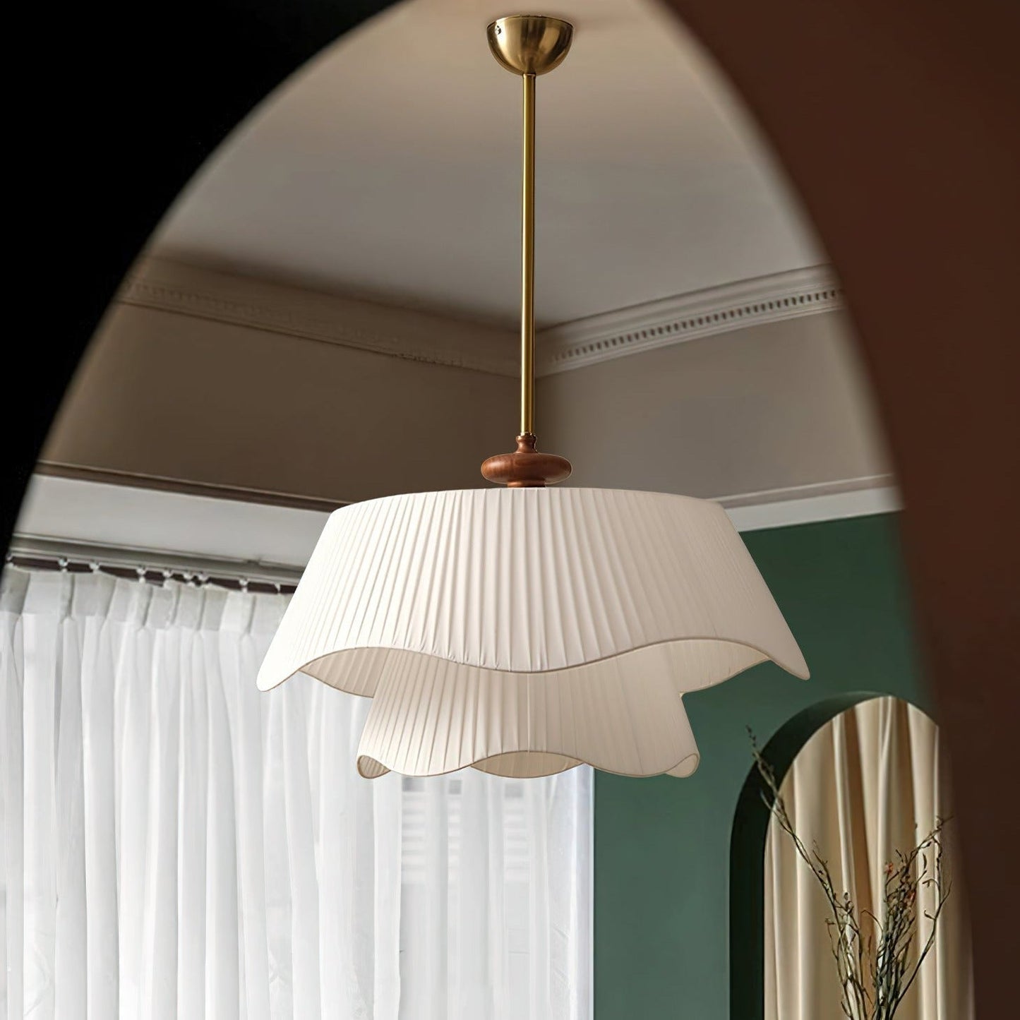 Poca – Französische Creme-Stil Deckenlampe