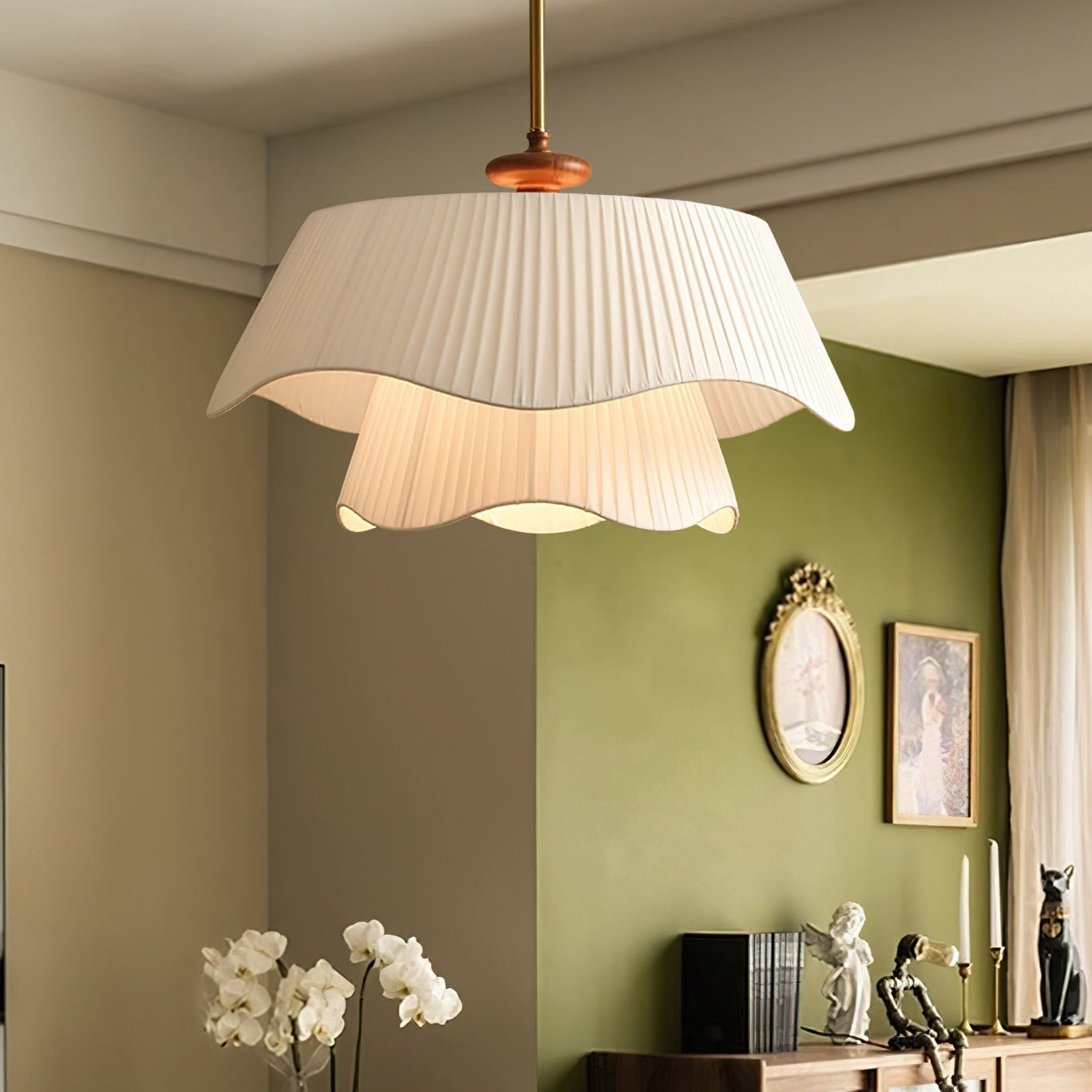 Poca – Französische Creme-Stil Deckenlampe