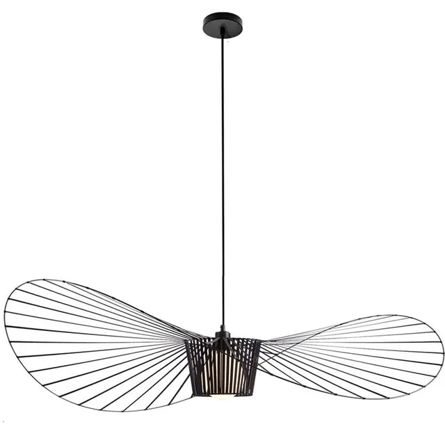 Kronleuchter in Strohhutform für Wohnzimmer