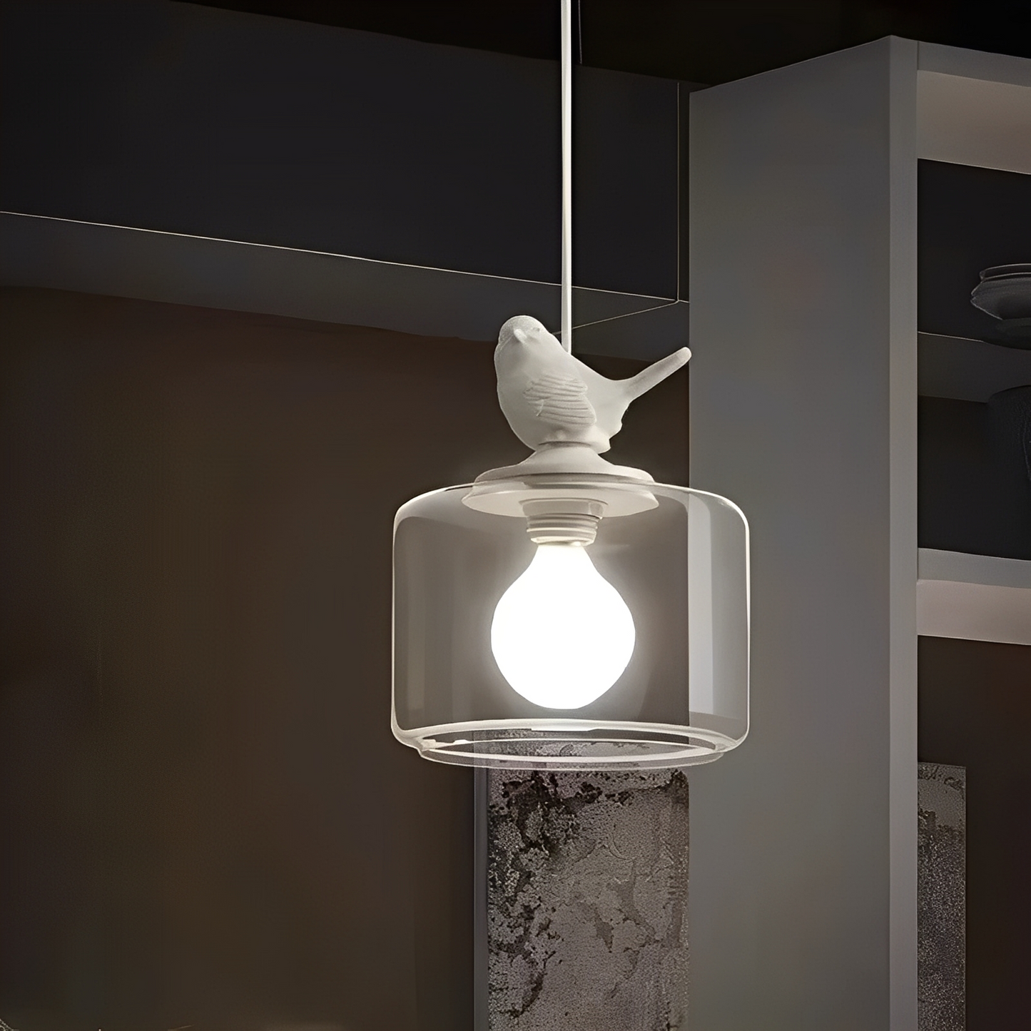 Aurel – Designer-Vogel-Pendelleuchte