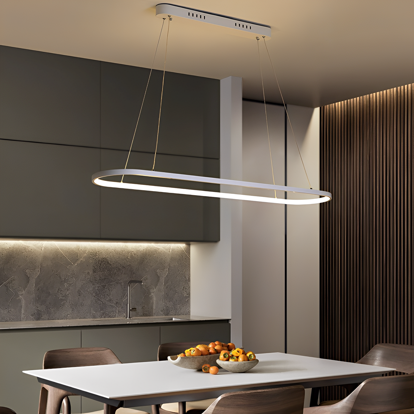 Roni – LED Acryl & Eisen Leuchter