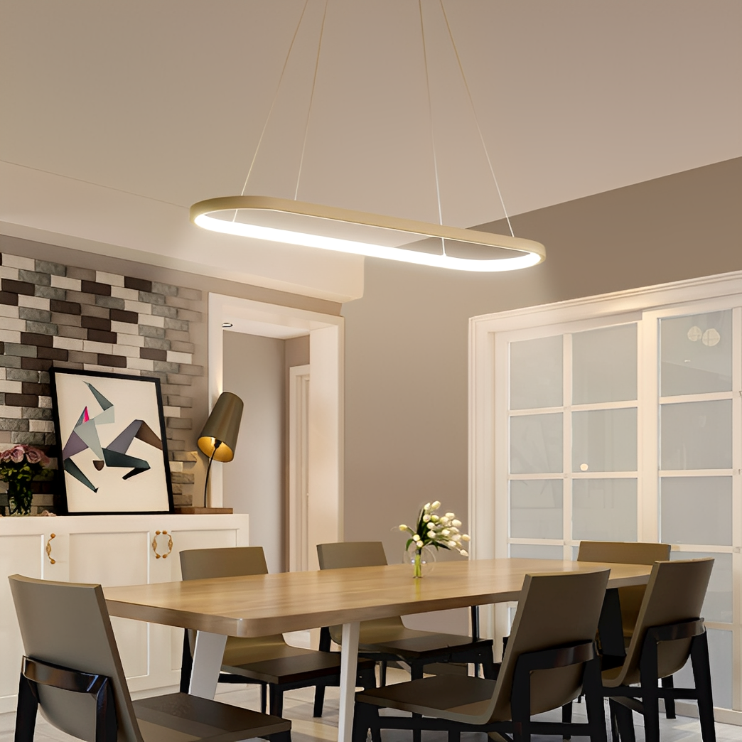 Roni – LED Acryl & Eisen Leuchter