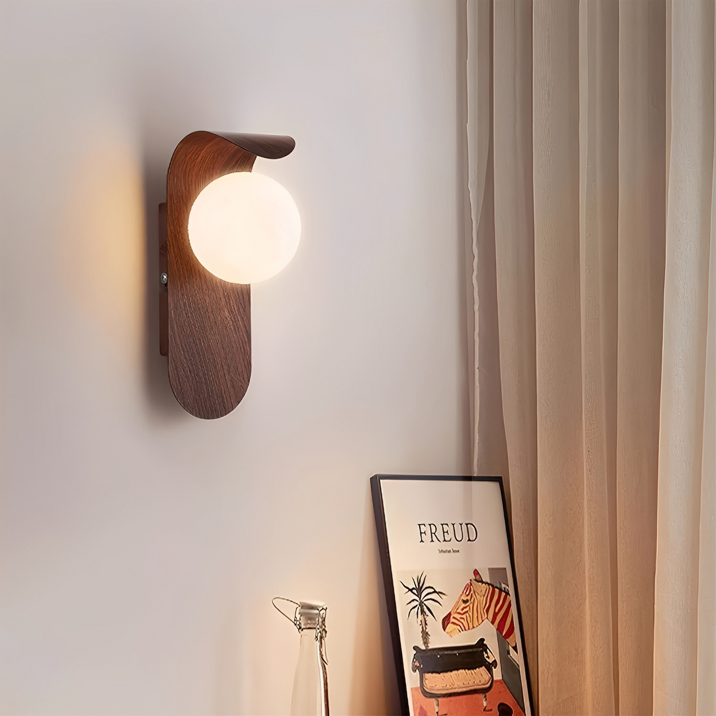 Haruto – Japanische Holz-Wandlampe