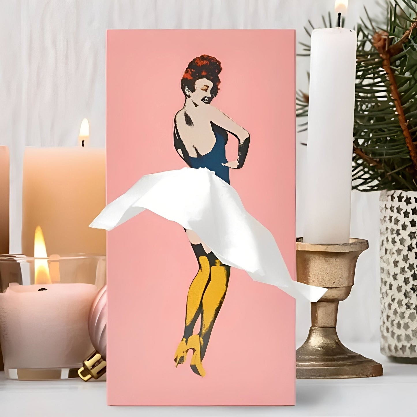 Mira – Taschentuchbox im Ballerina-Stil