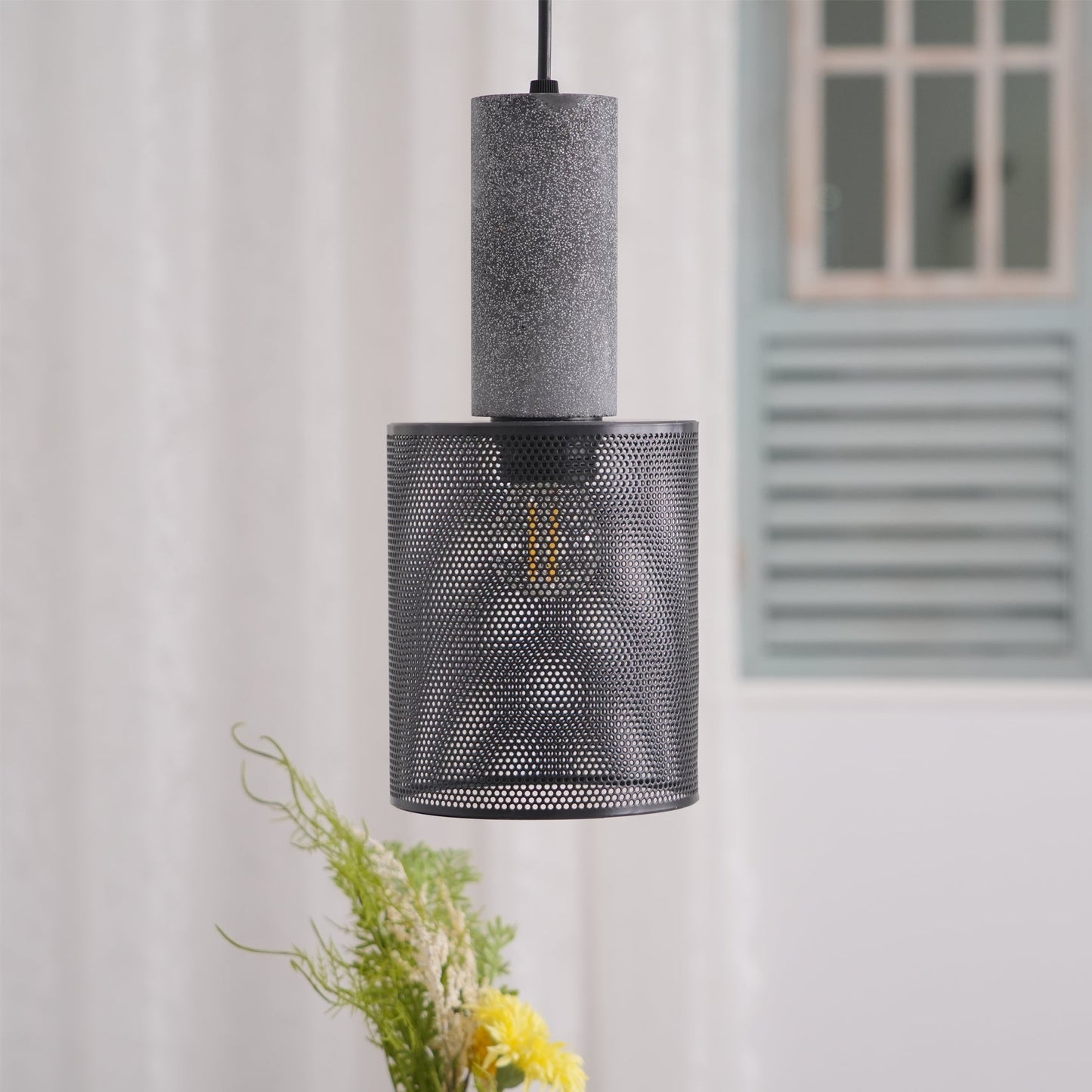 Owen – Beton-Pendelleuchte im Industrie-Look