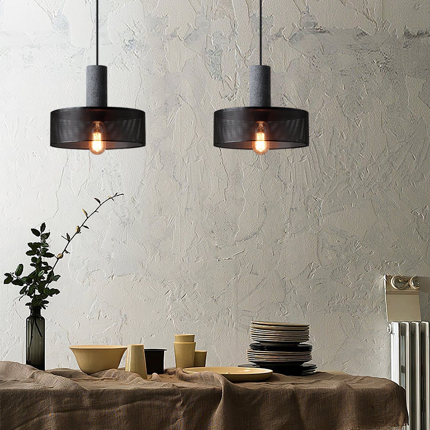 Owen – Beton-Pendelleuchte im Industrie-Look