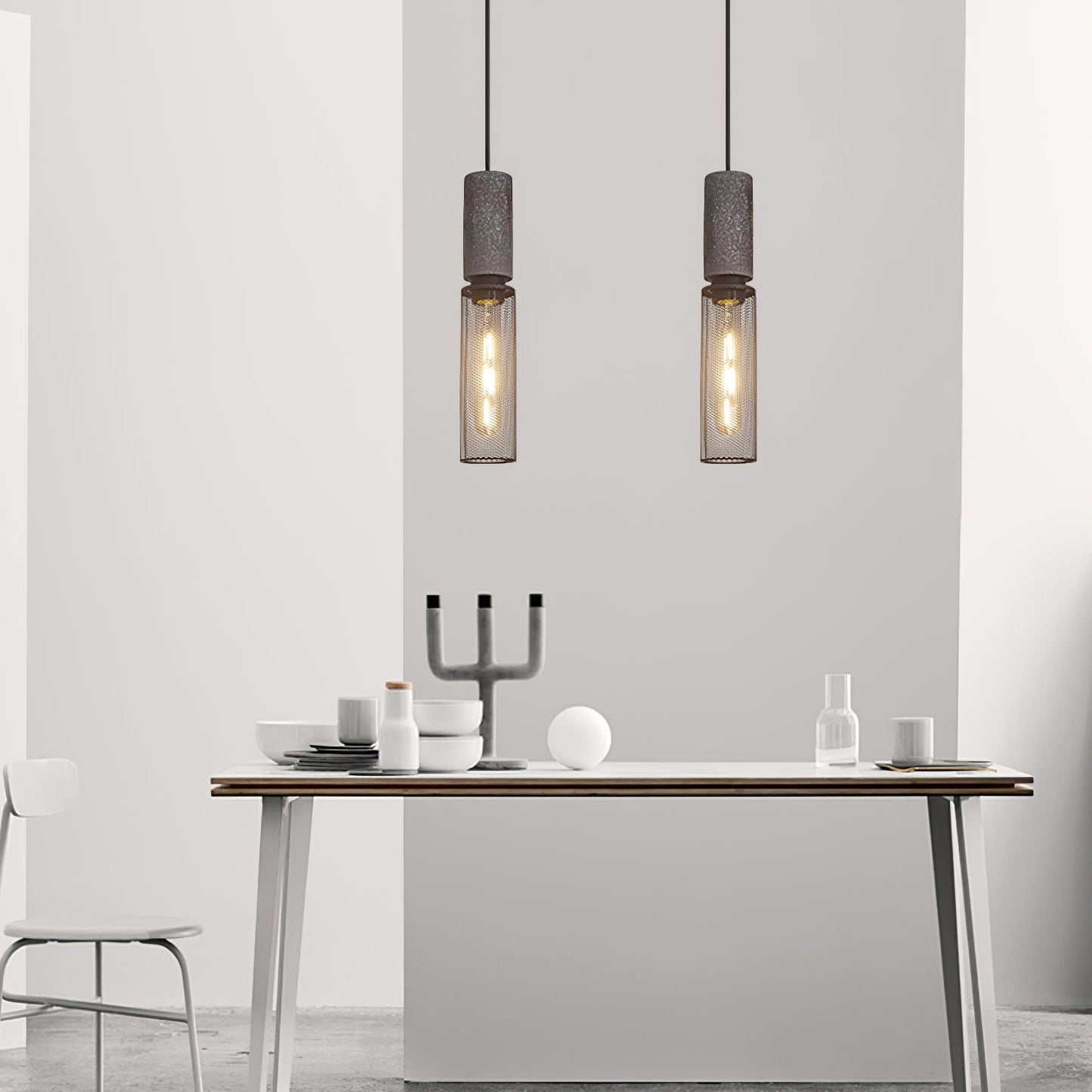 Owen – Beton-Pendelleuchte im Industrie-Look
