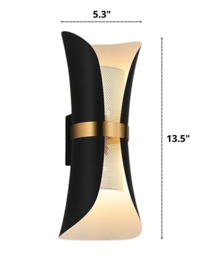 Simplelamp - Moderne Europäische Wandleuchte mit Schleifen-Design