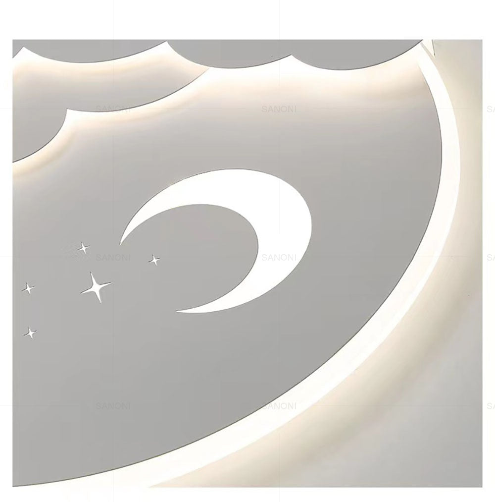 Mond Sterne Nachttisch Wandlampe