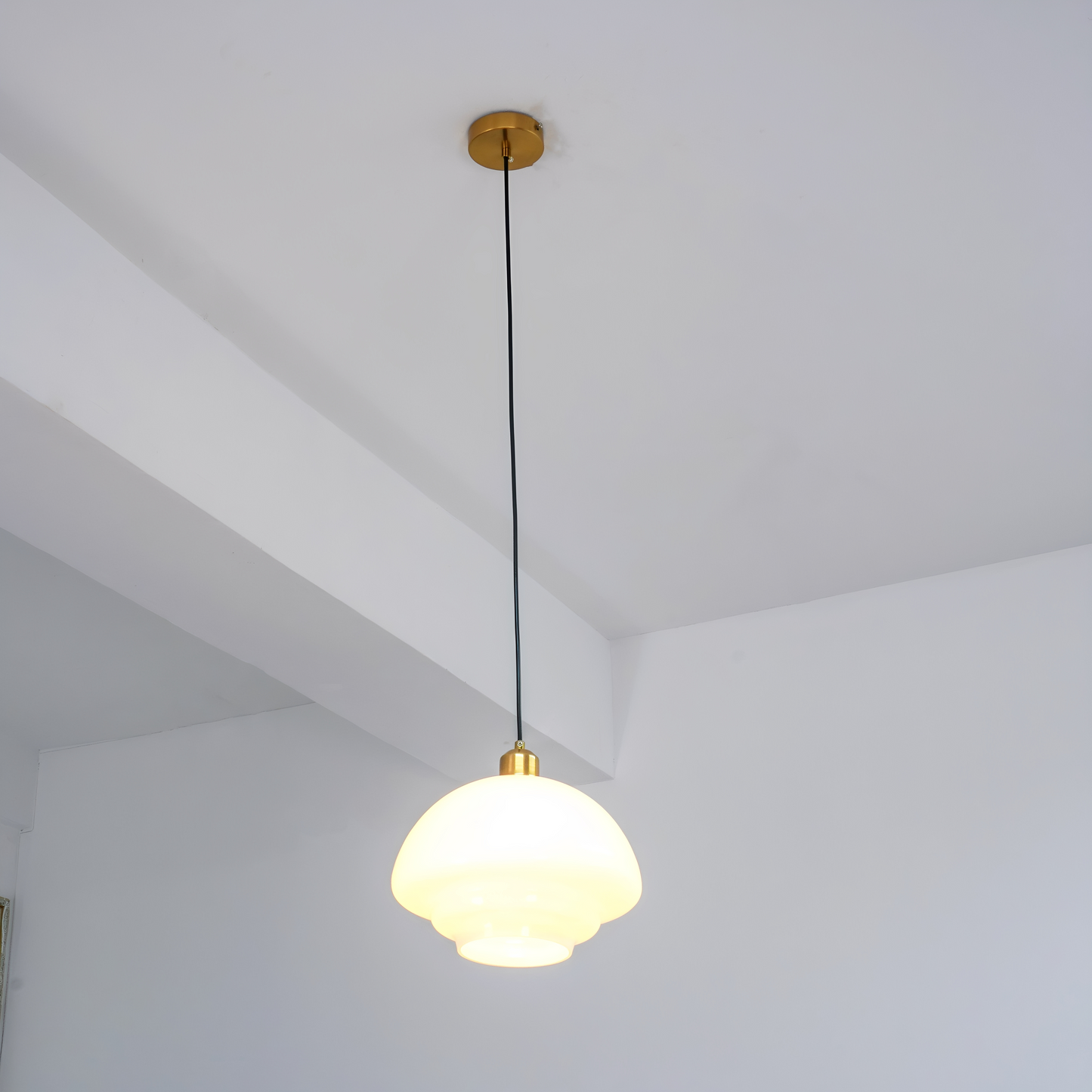 Kara – Moderner einfacher Glas-Kronleuchter