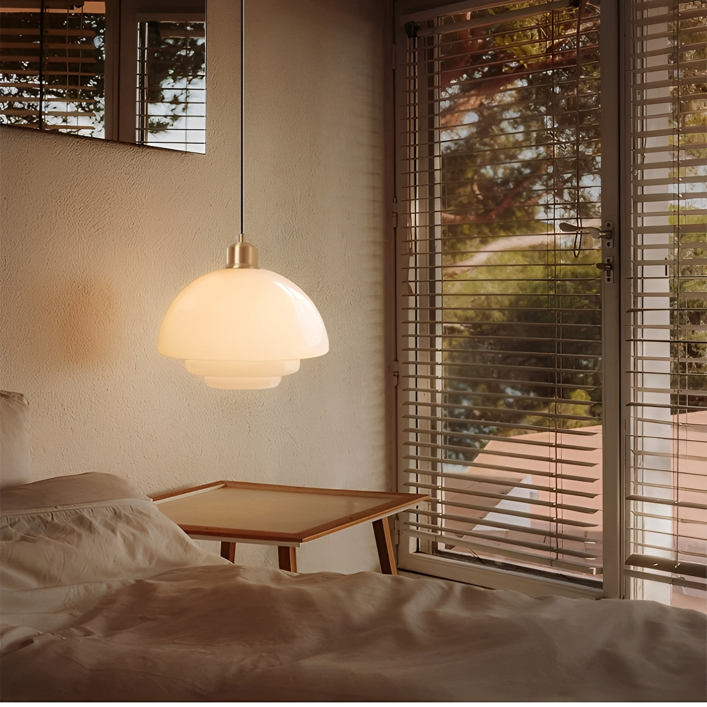 Kara – Moderner einfacher Glas-Kronleuchter