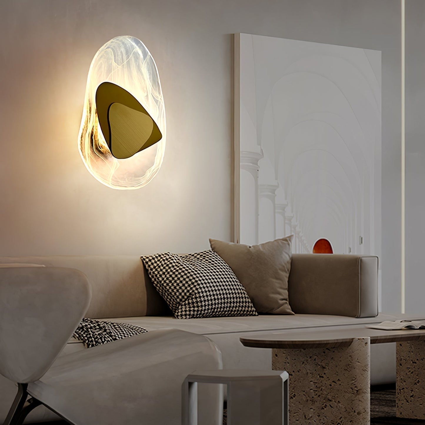 Katara – Designer Wandleuchte mit Kristallakzenten
