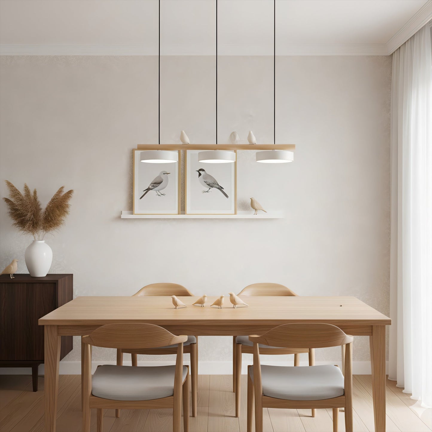 Sienna – Nordische Vogel-Deckenlampe