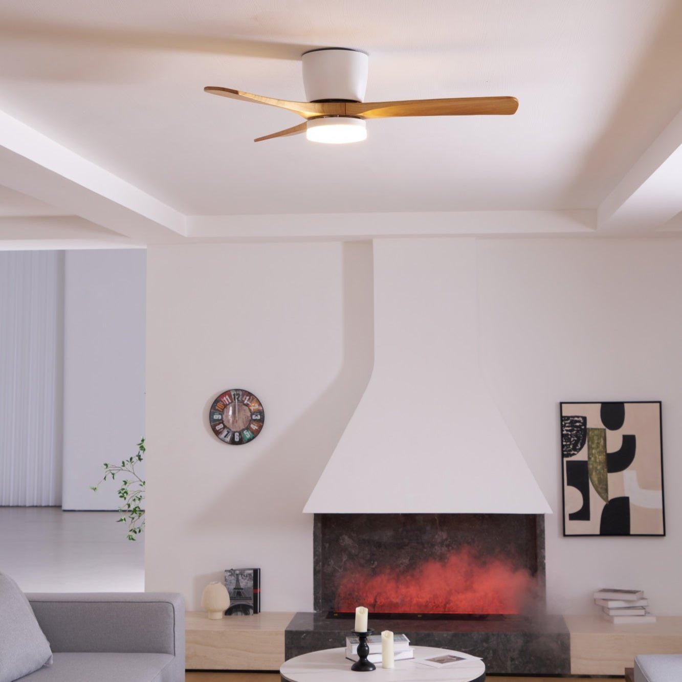 Silja – Nordische Deckenventilator-Lampe