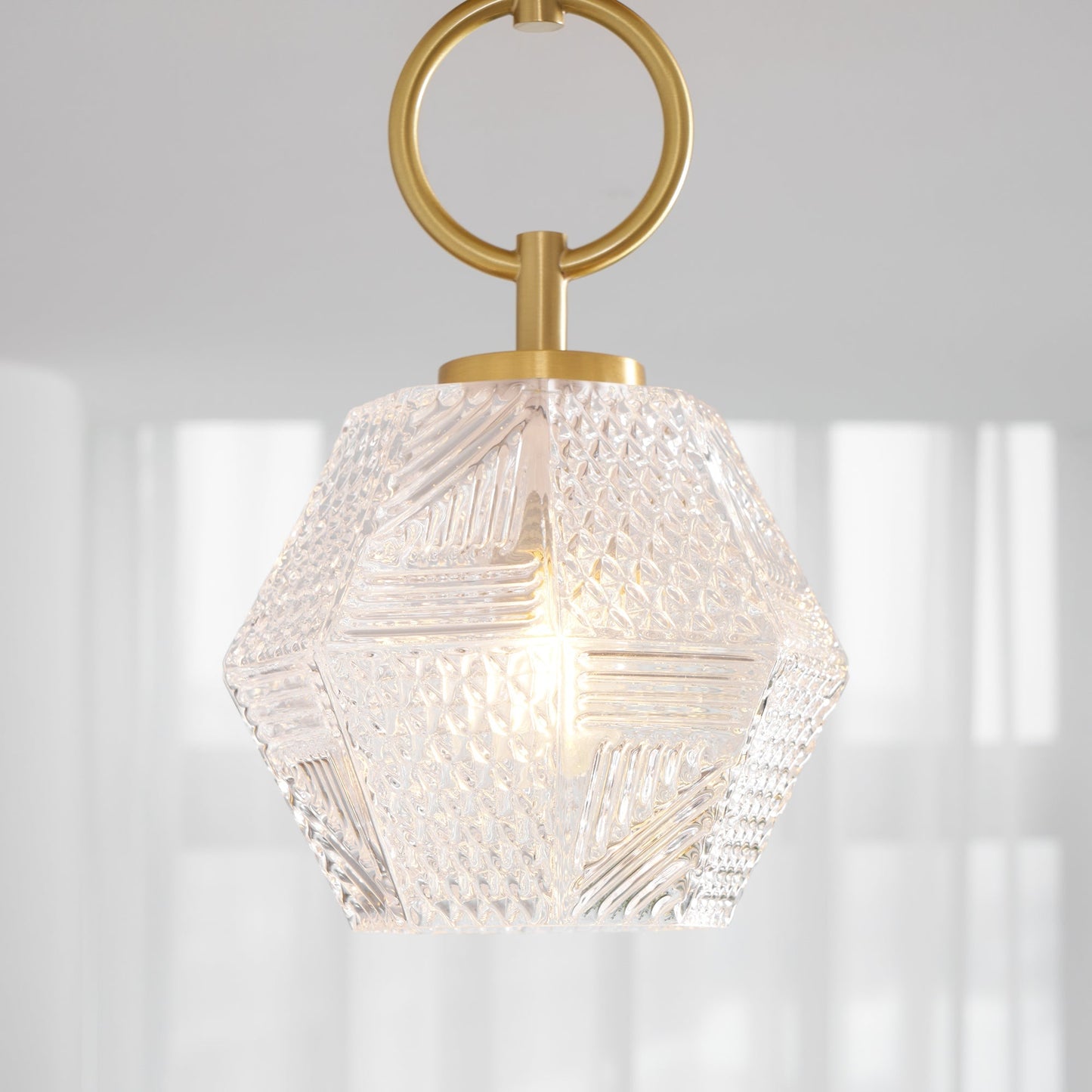 Delina – Art-Déco-Deckenleuchte