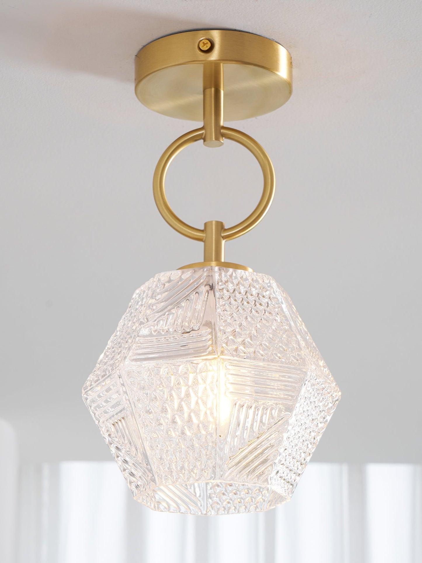 Delina – Art-Déco-Deckenleuchte