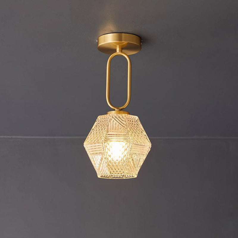 Delina – Art-Déco-Deckenleuchte