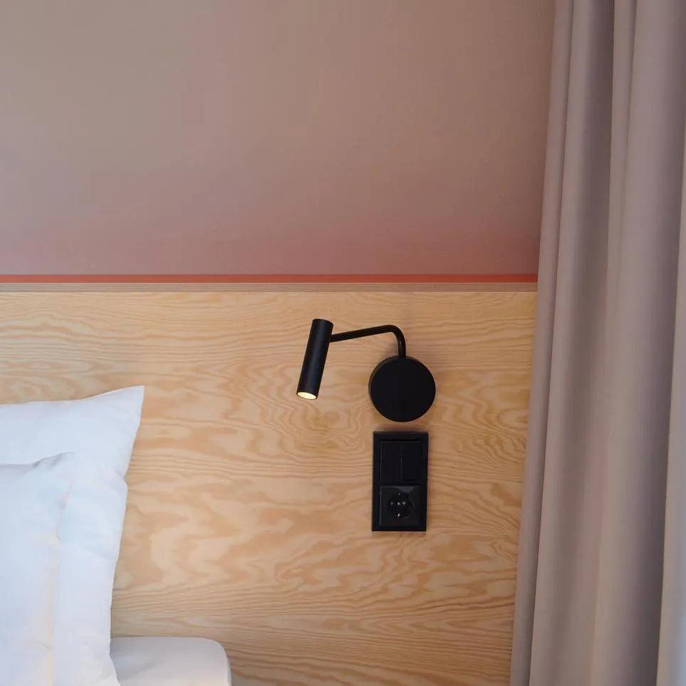 Niva – Runde LED-Wandleuchte mit Spotfunktion