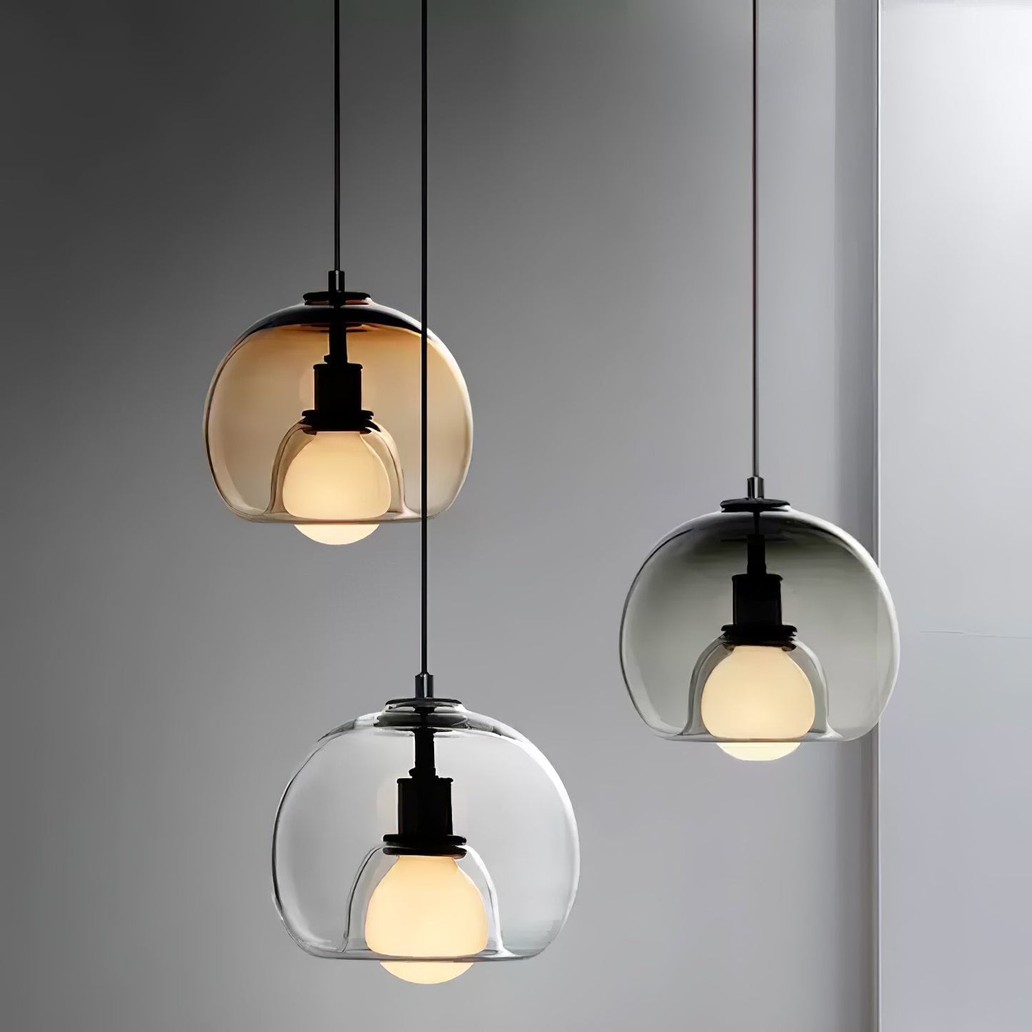 Mila – Modernes Design Glas Pendelleuchte