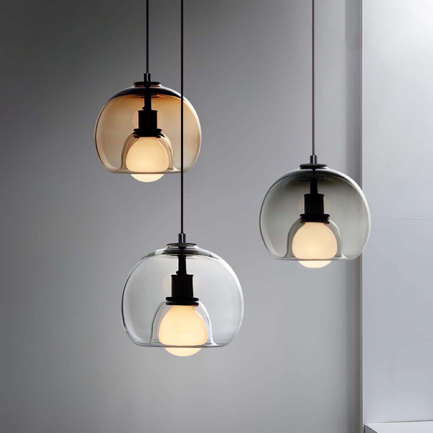 Mila – Modernes Design Glas Pendelleuchte