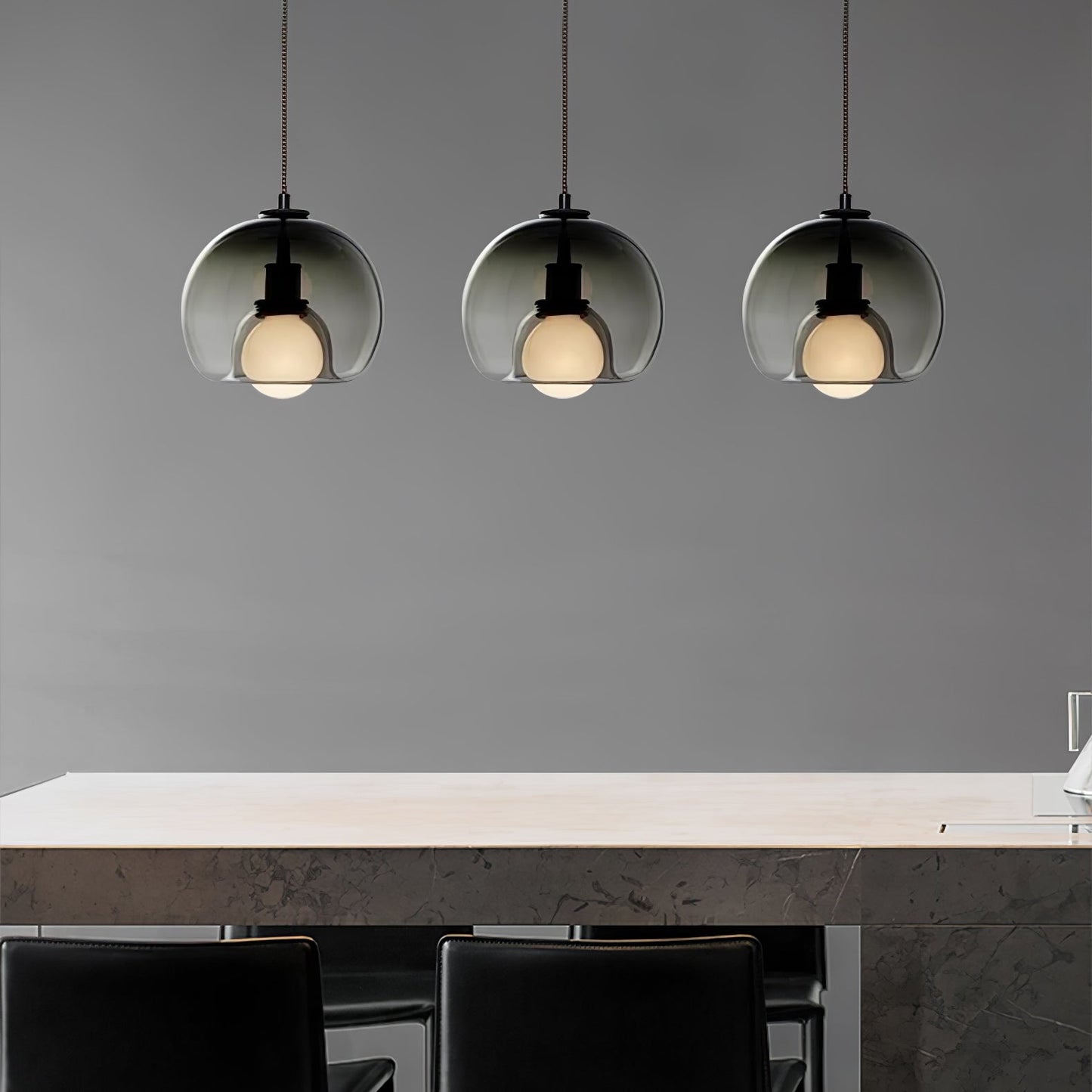 Mila – Modernes Design Glas Pendelleuchte