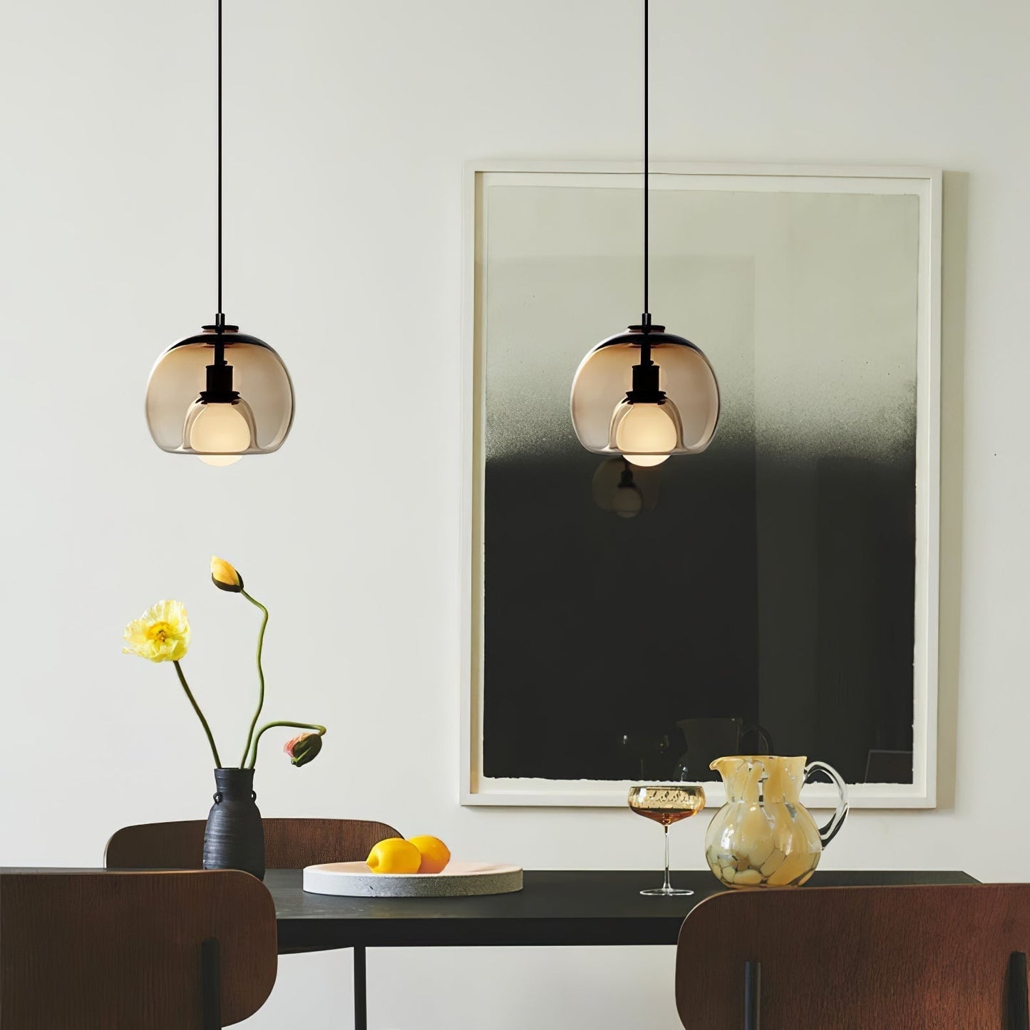 Mila – Modernes Design Glas Pendelleuchte