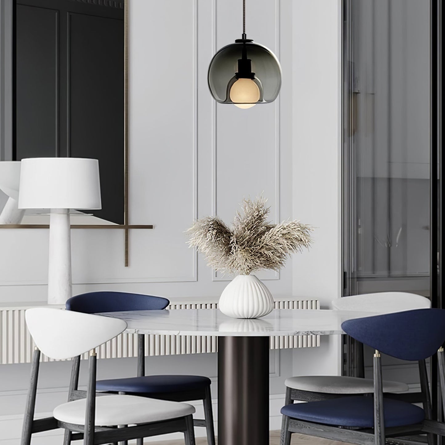 Mila – Modernes Design Glas Pendelleuchte