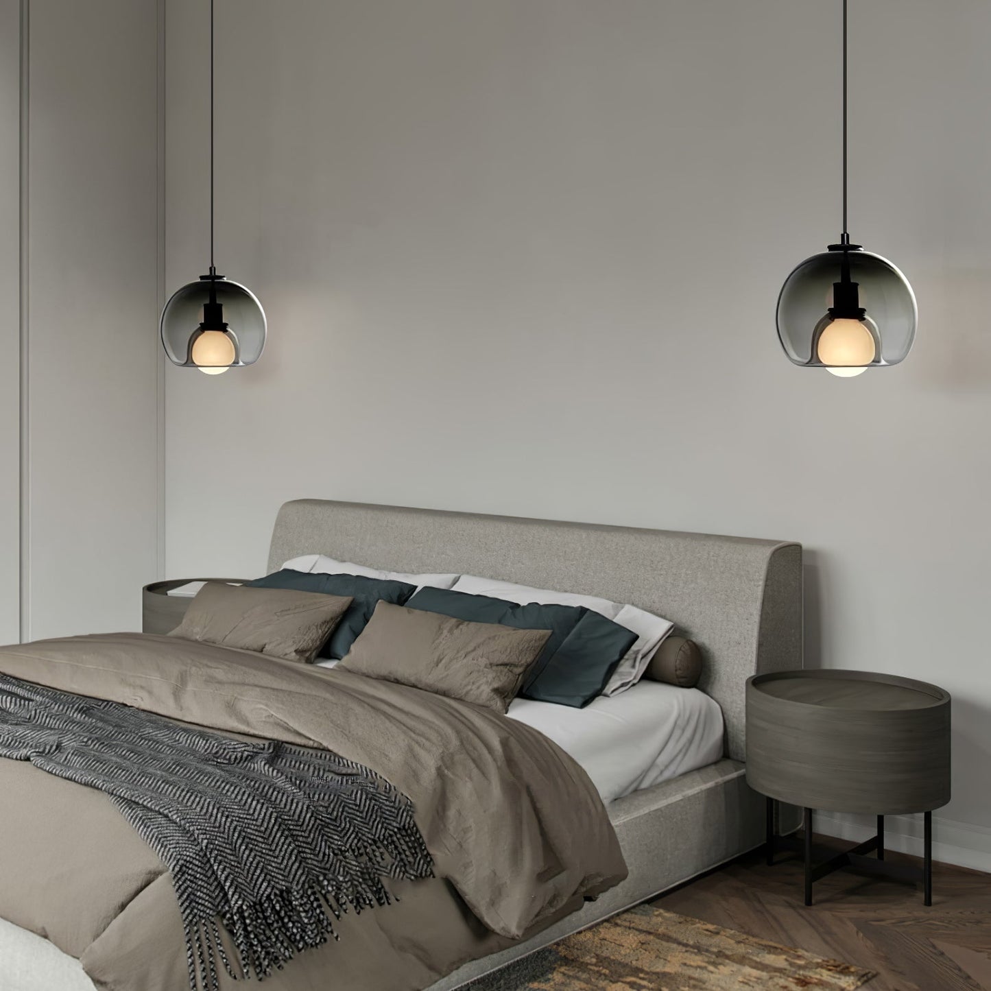 Mila – Modernes Design Glas Pendelleuchte