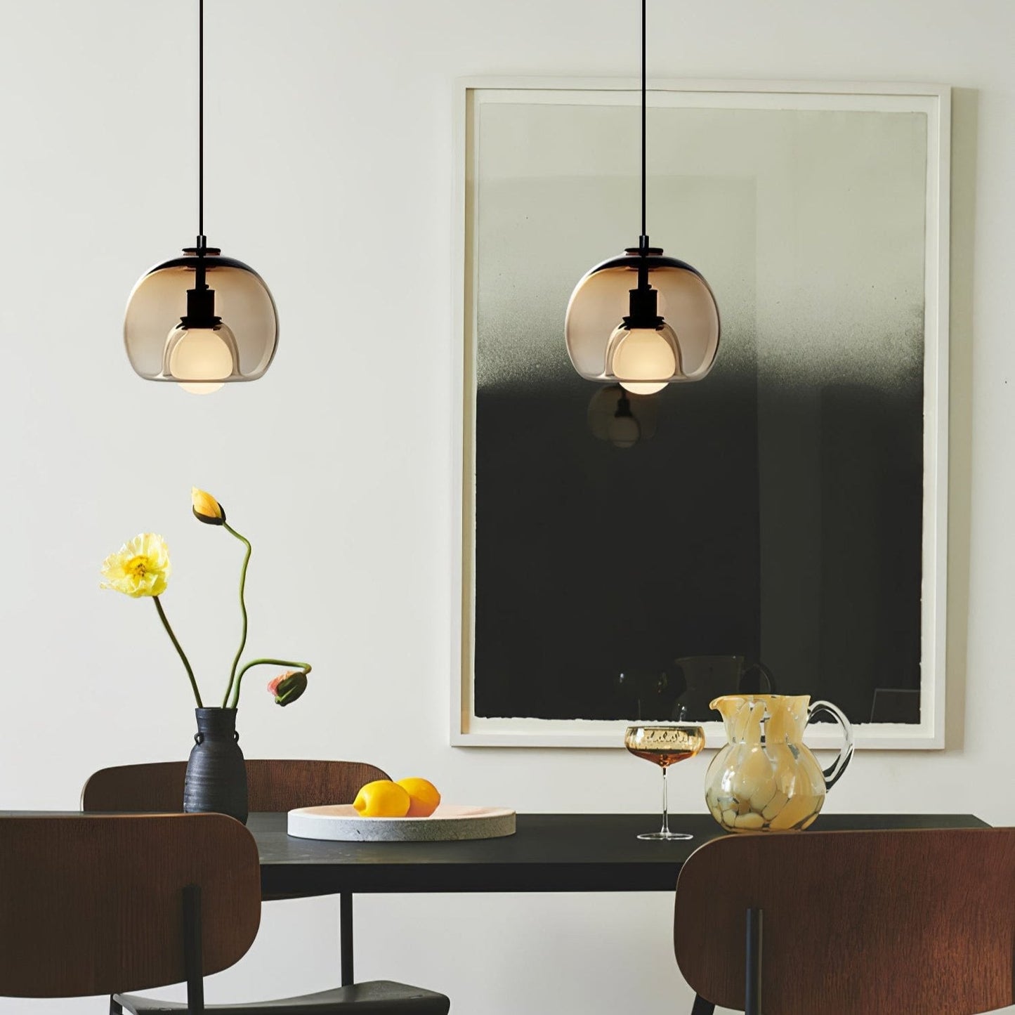 Mila – Modernes Design Glas Pendelleuchte