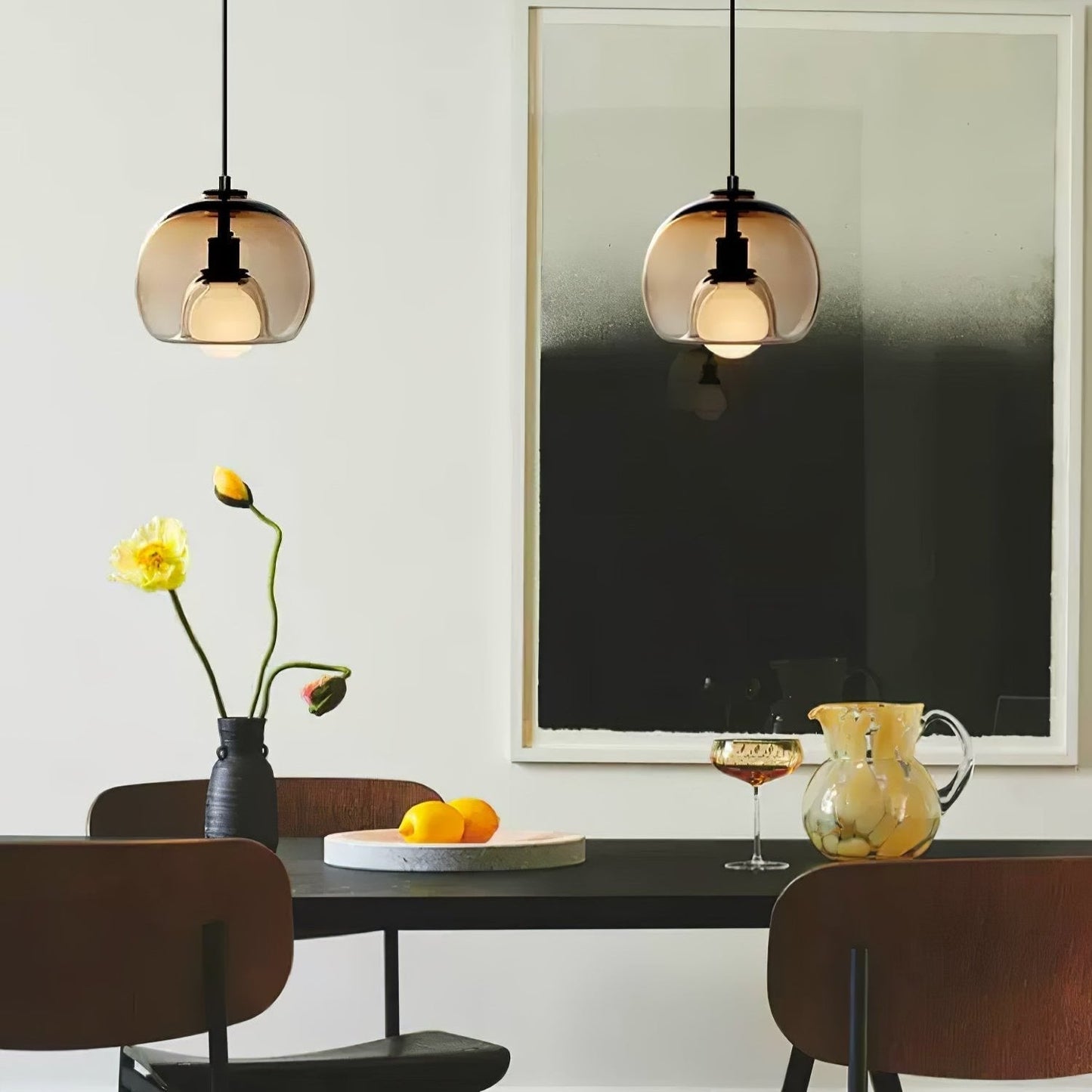 Mila – Modernes Design Glas Pendelleuchte