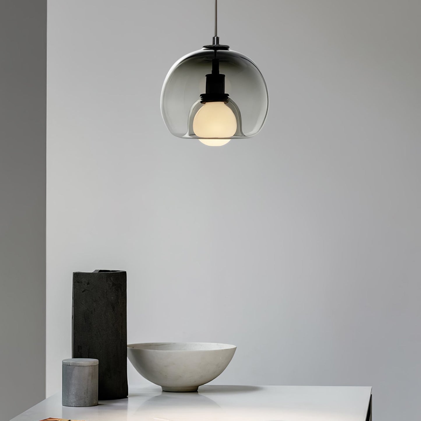 Mila – Modernes Design Glas Pendelleuchte